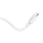 USAMS PD 20W USB-C to Lightning cable - White - Image 2