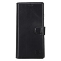 Solidenz Moda Book Samsung S23 Ultra echt leren hoesje – Zwart