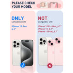 Cosmo iPhone 15 Pro Mag Case met Screen protector - Marmer - Afbeelding 9