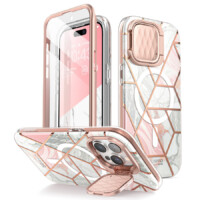 Cosmo iPhone 15 Pro Max Mag Case with Screen Protector – Marble