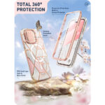 Cosmo iPhone 15 Pro Mag Case met Screen protector - Marmer - Afbeelding 6