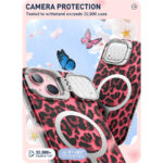 Cosmo iPhone 15/14/13 Mag Case with Screen Protector - Pink Leopard - Image 2