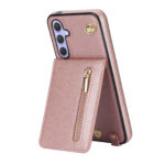 Solidenz Fashion Wallet hoesje met koord  Samsung Galaxy A15 - Roségoud - Afbeelding 3