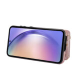 Solidenz Fashion Wallet hoesje met koord  Samsung Galaxy A15 - Roségoud - Afbeelding 4