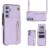 variatie Solidenz Fashion Wallet with lanyard Samsung Galaxy S23 FE – Violet