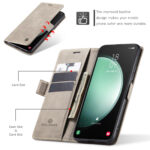 Solidenz Urban Book Samsung Galaxy S23 FE hoesje - Beige - Afbeelding 7