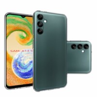 Transparent silicone Samsung A14 case