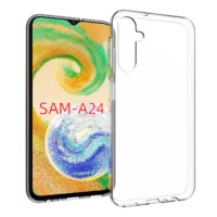 Transparent silicone Samsung A24 case