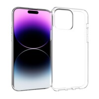 Transparent silicone iPhone 15 Pro Max case