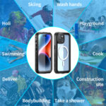 Turtle Shift Fully waterproof and dustproof case iPhone 15 Plus - Magnetic ring - Image 4
