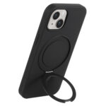 Magnetic silicone case iPhone 15 - Black - Image 6