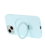 MagSafe silicone case iPhone 15 Plus - Blue - Image 5