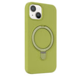 Magnetic silicone case iPhone 14 - Green - Image 3
