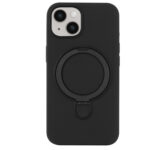 Magnetic silicone case iPhone 15 - Black - Image 2