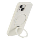 Magnetic silicone case iPhone 14 - Beige - Image 5