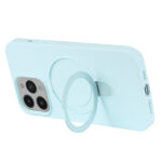 MagSafe siliconen hoesje iPhone 14 Pro - Blauw - Afbeelding 5