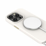 Solidenz Collection iPhone 14 Pro Max hoesje met afneembare koord - Beige - Afbeelding 3