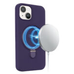 MagSafe siliconen hoesje iPhone 13 - Paars - Afbeelding 7