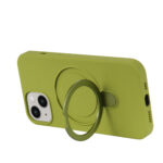 Magnetic silicone case iPhone 14 - Green - Image 6