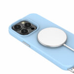 Solidenz Collection iPhone 15 Pro Max hoesje met afneembare koord - Blauw - Afbeelding 3