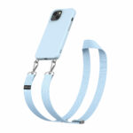Solidenz Collection iPhone 14 / 13 case with detachable lanyard - Blue - Image 2