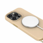 Solidenz Collection iPhone 15 Pro hoesje met afneembare koord - Caramel - Afbeelding 3