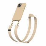 Solidenz Collection iPhone 15 Plus case with detachable cord - Caramel - Image 2