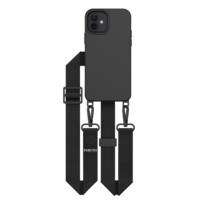 Solidenz Collection iPhone 12 / 12 Pro case with detachable lanyard – Black