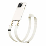 Solidenz Collection iPhone 14 Pro Max hoesje met afneembare koord - Beige - Afbeelding 2