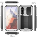 Dustproof metal case Samsung Galaxy S24 - Silver - Image 2