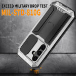 Dustproof metal case Samsung Galaxy S24 - Silver - Image 7