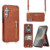 variatie Solidenz Fashion Wallet case with cord Samsung Galaxy S25 – Brown