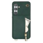 Solidenz Fashion Portemonnee hoesje met koord Samsung Galaxy S25 Plus - Groen - Afbeelding 2