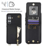 Solidenz Fashion Wallet case with lanyard Samsung Galaxy S25 Plus - Black - Image 7