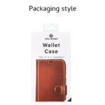 Solidenz Moda Book Samsung A55 genuine leather case - Brown - Image 7