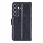 Solidenz Moda Book Samsung S24 echt leren hoesje - Zwart - Afbeelding 3