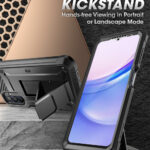 Supcase UB Pro hoesje met screenprotector Samsung Galaxy A15 - Zwart - Afbeelding 3