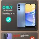 Supcase UB Pro hoesje met screenprotector Samsung Galaxy A15 - Zwart - Afbeelding 8
