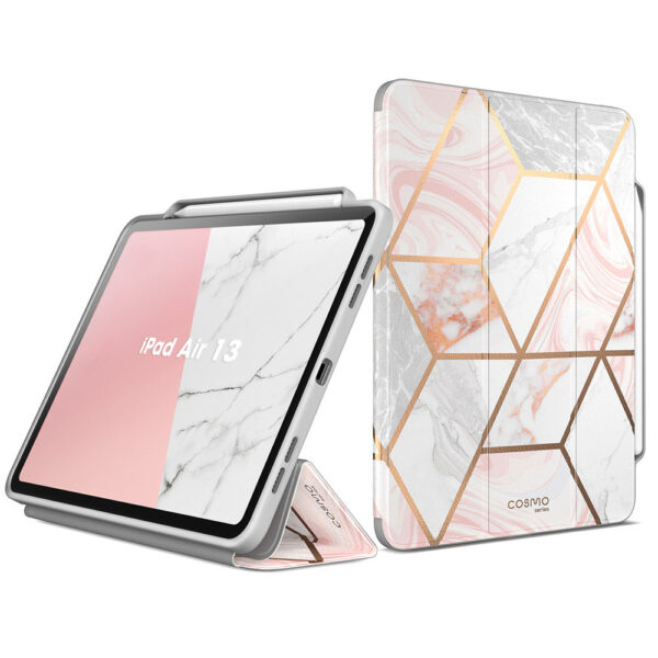 Cosmo Case with screen protector iPad Air 6 - 13 inch 2024 - Marble