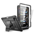 Supcase hoes met screenprotector iPad Pro 11'' 2024 - 11 inch 2024 - Zwart