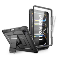 Supcase case with screen protector iPad Pro 11” 2024 – 11 inch 2024 – Black