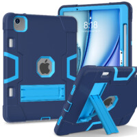 Shockproof Standcase hoes iPad Air 6 (M3 en M2) / Air 5 / Air 4 / Pro 11” – 10.9 inch en 11 inch – Blauw