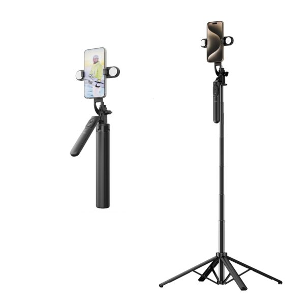 WiWu Tripod and Selfie Stick with Lighting - Wi-SE012