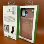 Solidenz Fashion Portemonnee hoesje met koord iPhone 16 Pro - Roségoud - Afbeelding 12