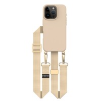 Solidenz Collection iPhone 16 Pro Max hoesje met afneembare koord – Caramel