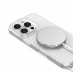Solidenz Collection iPhone 16 Pro case with detachable cord - White pearls - Image 3