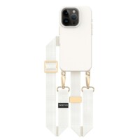 Solidenz Collection iPhone 16 Pro Max hoesje met afneembare koord – Beige