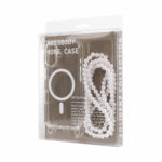 Solidenz Collection iPhone 16 Pro case with detachable cord - White pearls - Image 6
