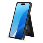 Solidenz Fashion Portemonnee hoesje met koord iPhone 16 Pro - Zwart - Afbeelding 8