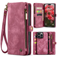 Solidenz Urban Wallet iPhone 16 Pro Max case – Red